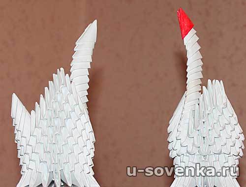 Лебеди (техника квиллинг)
