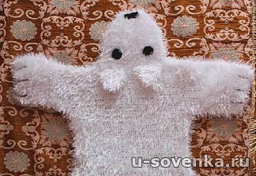 Вязанный медвежонок